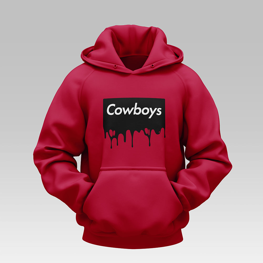 Cowboys DRIP Hoodie (Red) – Cowboys Merch Store