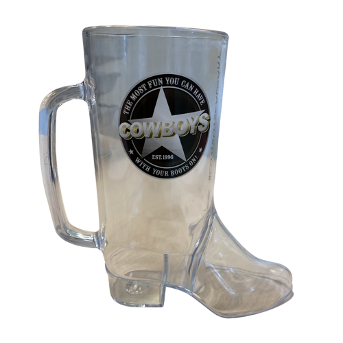 COWBOYS BOOT MUGS (10 PACK)